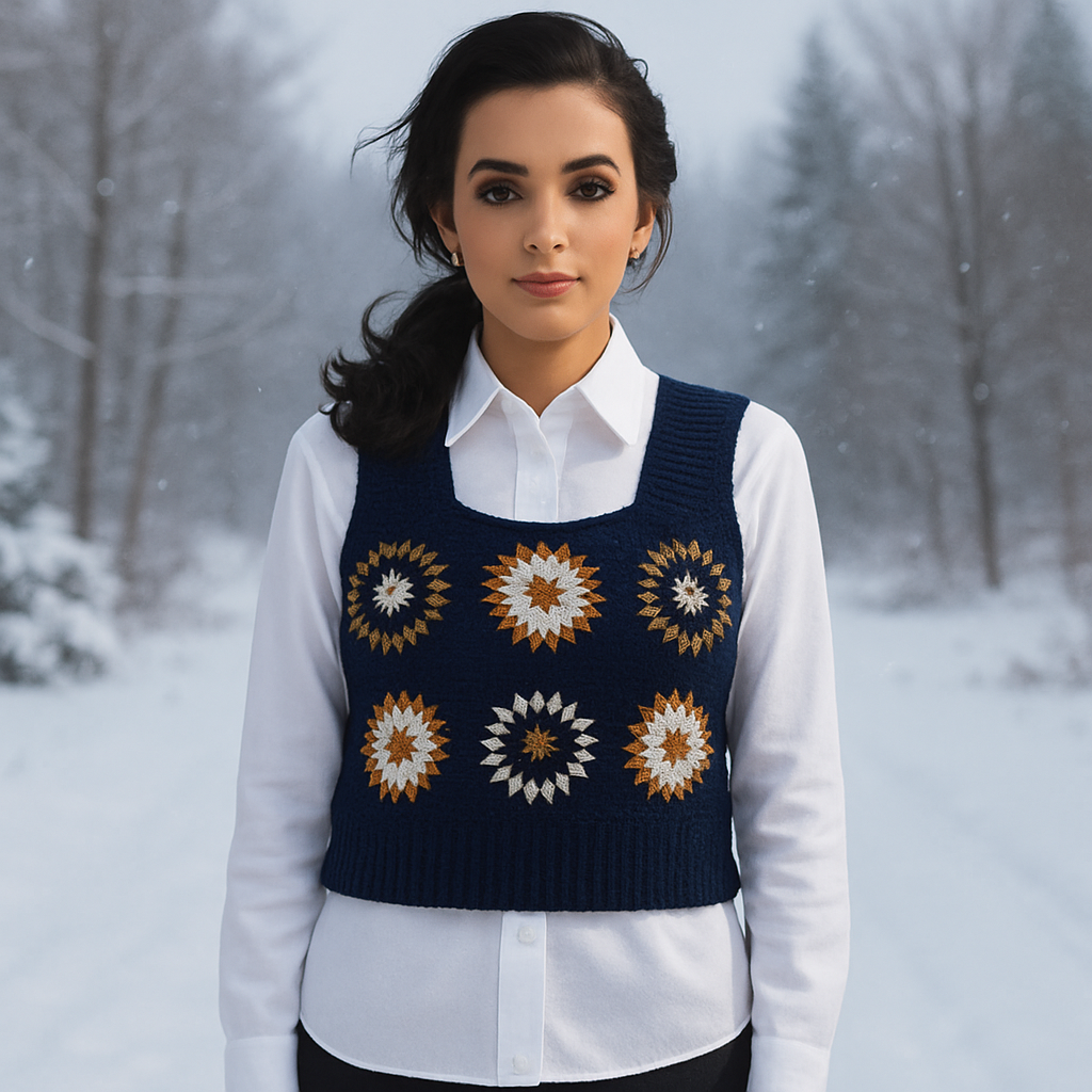 Fall/ winter crochet vest