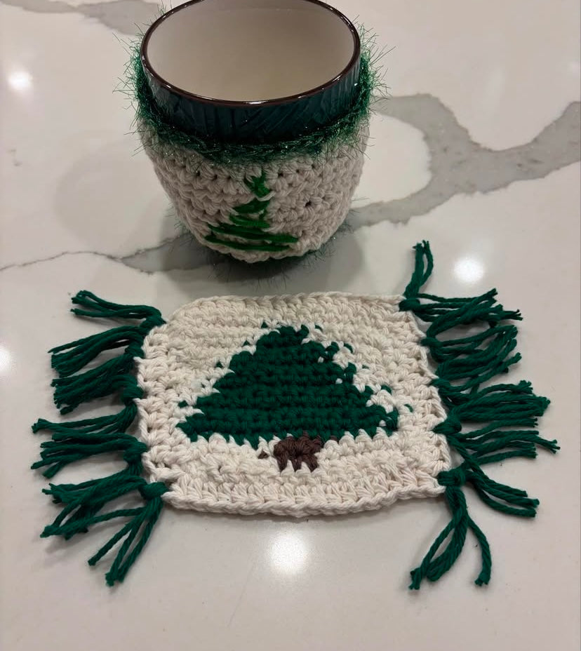 Christmas Tree design Coasters