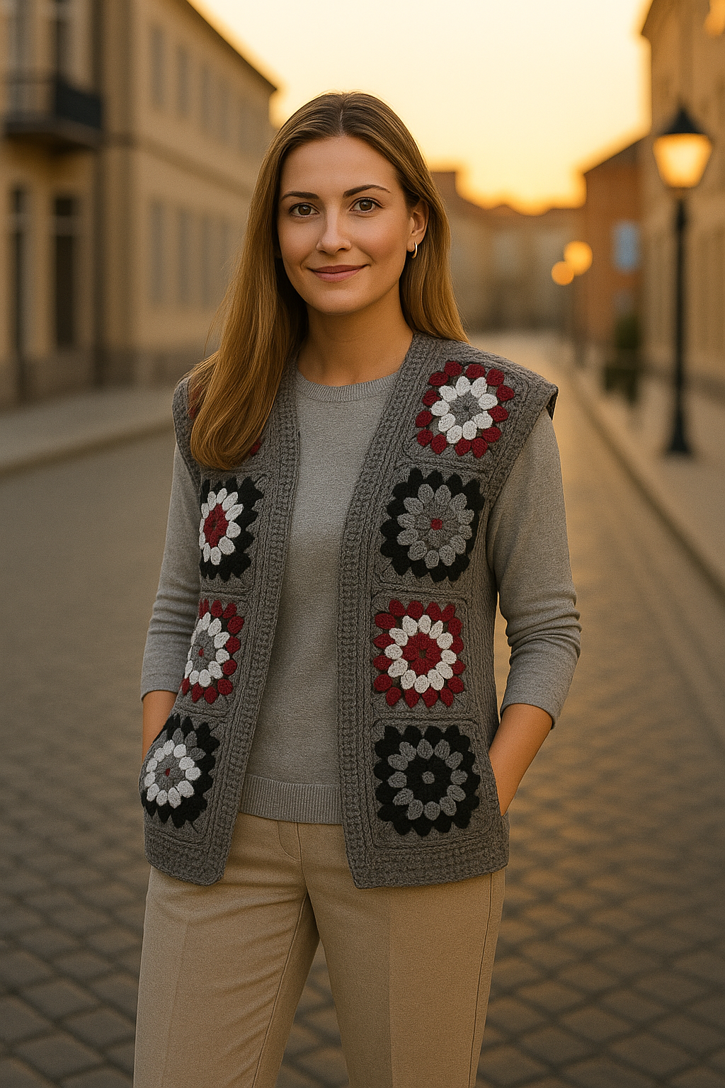 Crochet vest