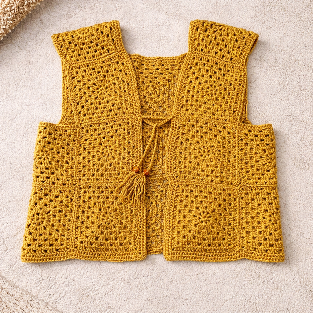 Crochet vest