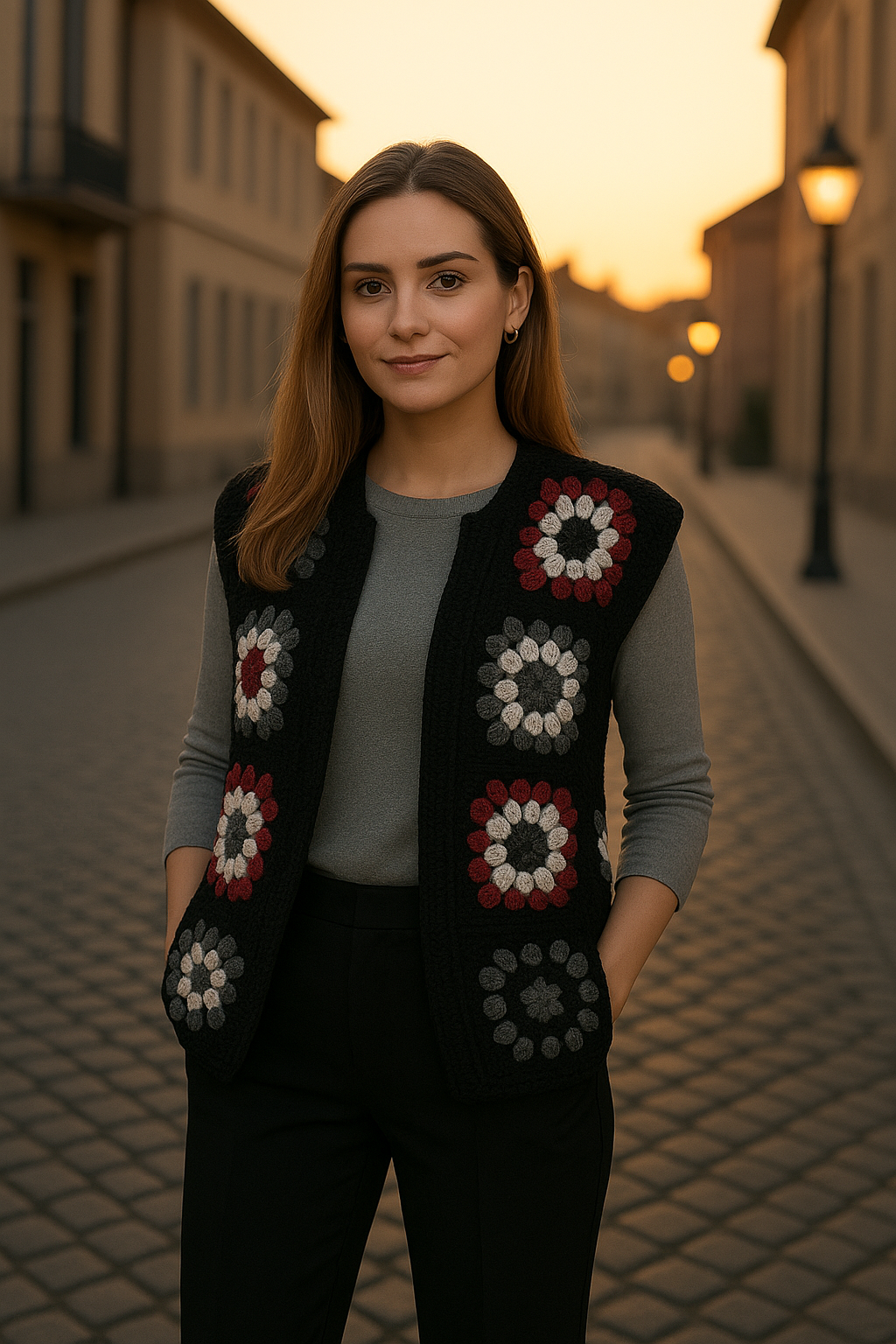 Crochet vest