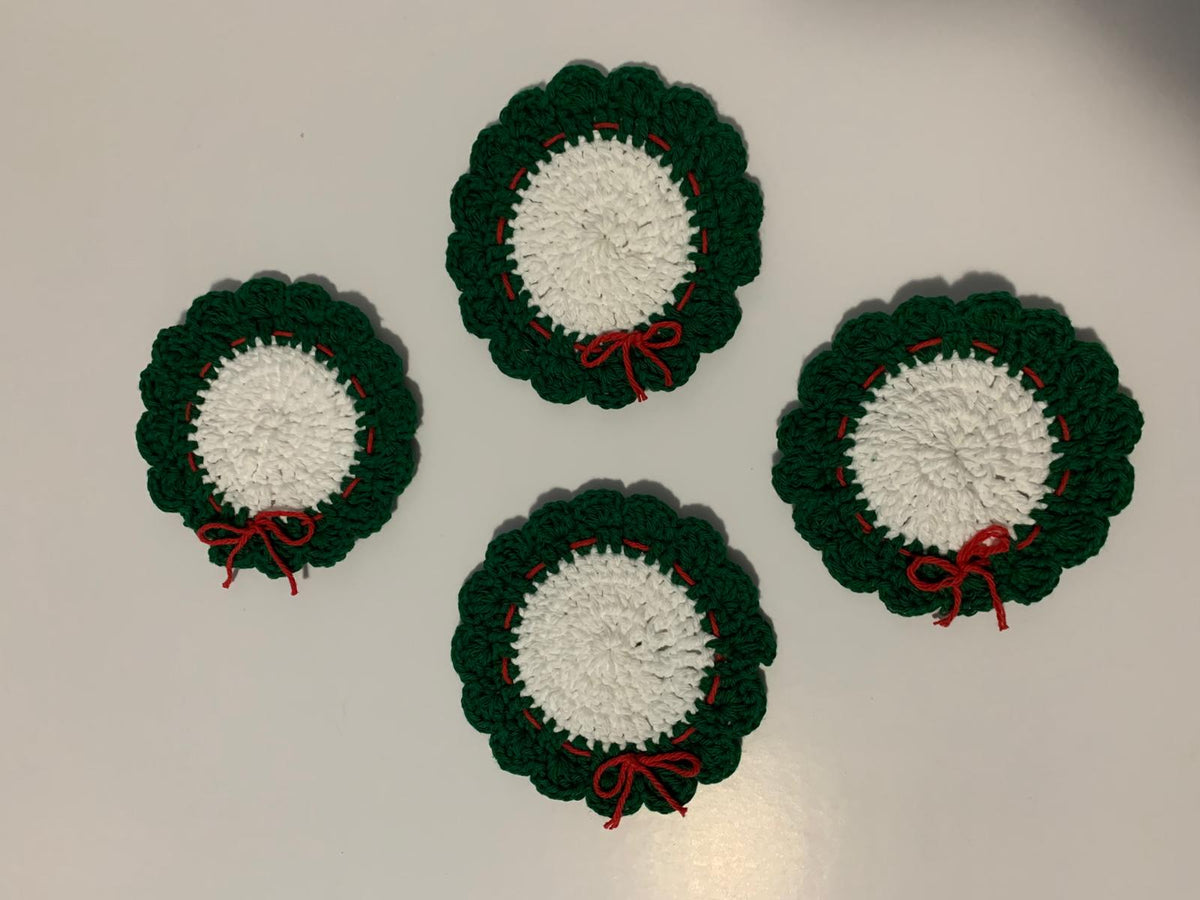 Christmas designed coasters