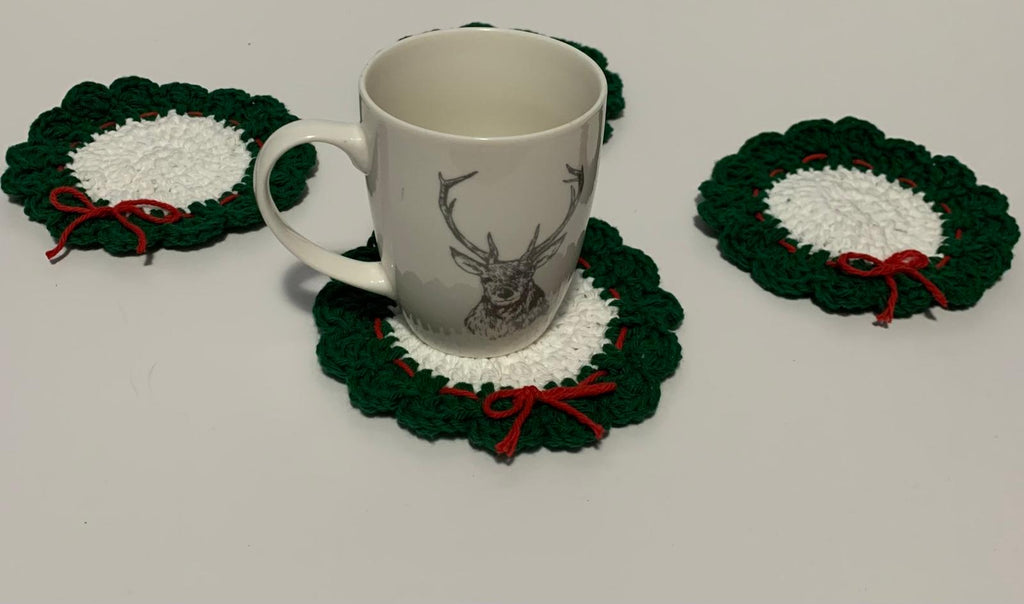 Christmas designed coasters