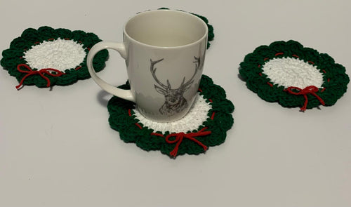 Christmas designed coasters