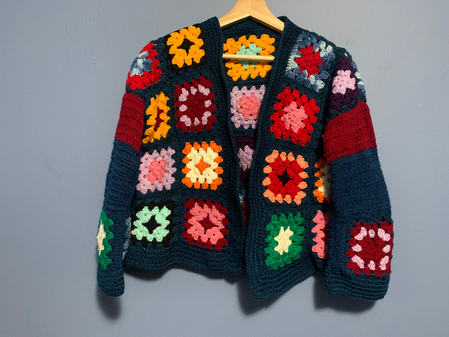 Crochet Granny Squares Cardigan