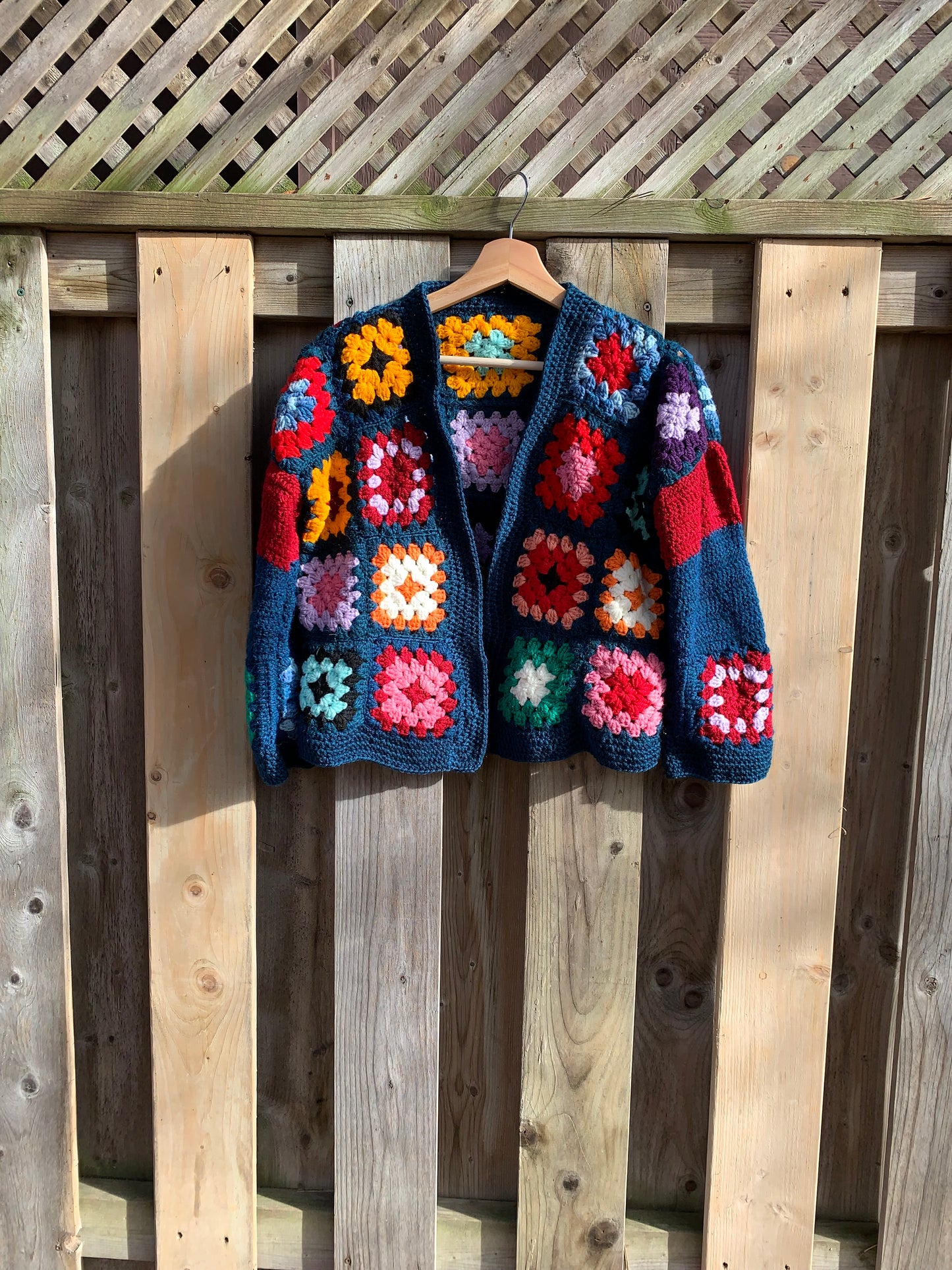Crochet Granny Squares Cardigan