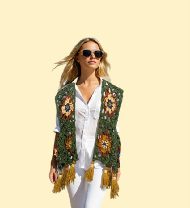 Crochet vest
